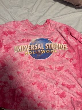 Universal Studios Hollywood Pink Tie-Dye Tee